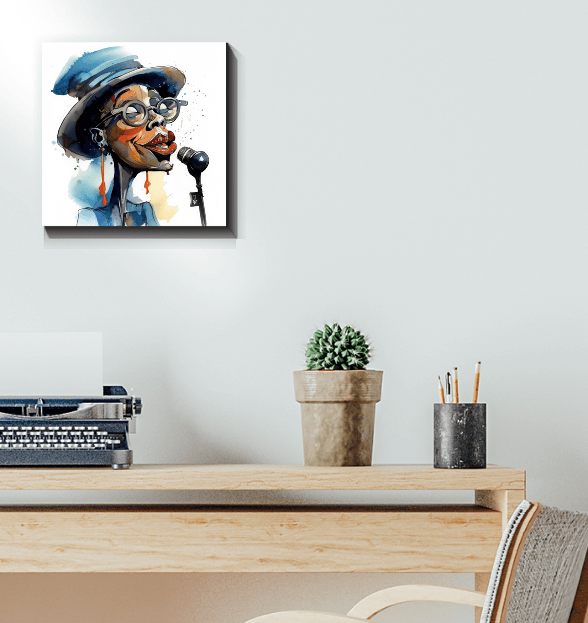 Tuneful Teases Caricature Art Canvas - Beyond T-shirts