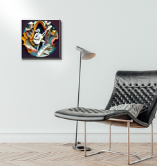 World Music Mosaic Wrapped Canvas