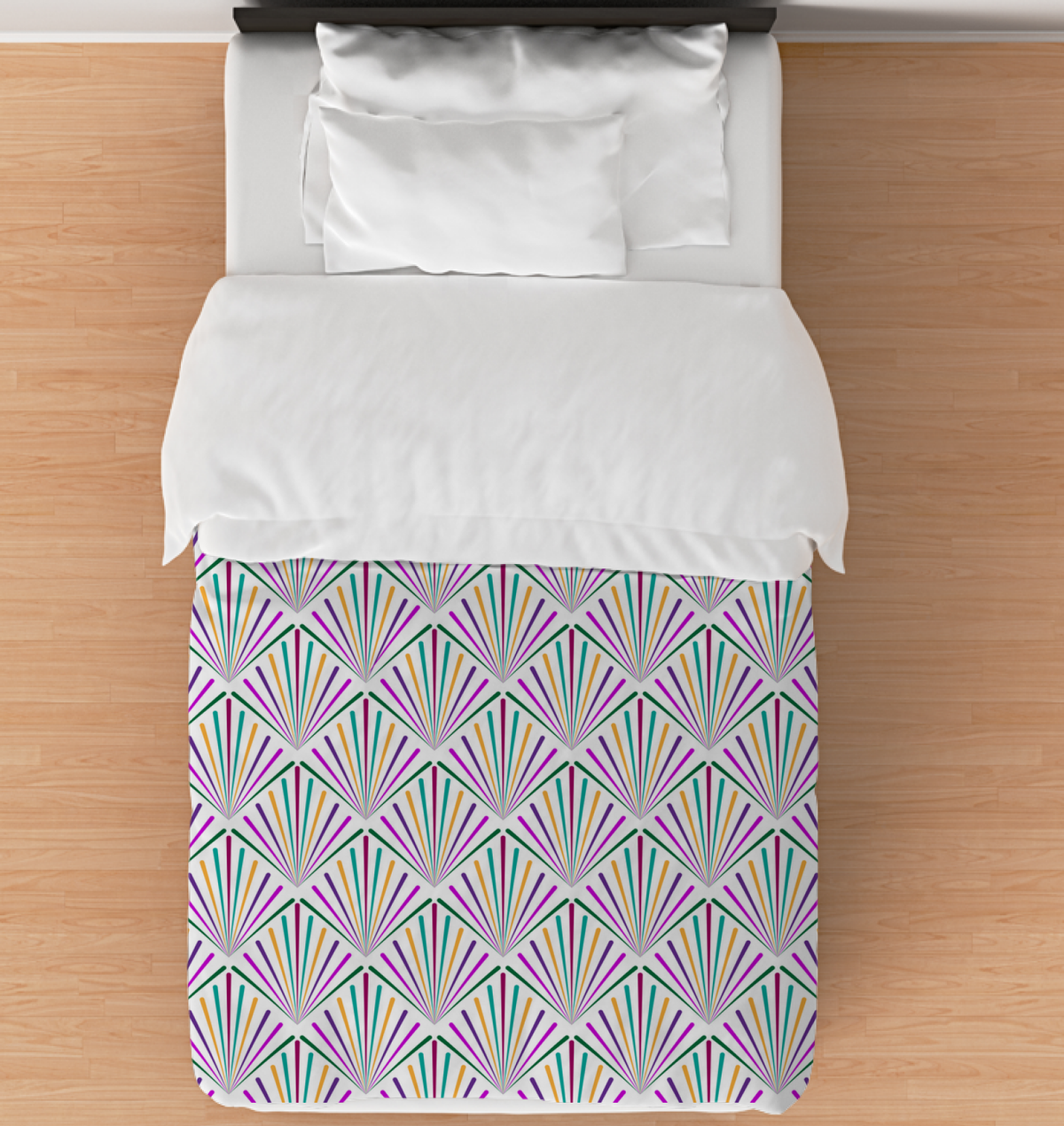 Mandala Magic Duvet Cover Twin featuring intricate pattern design