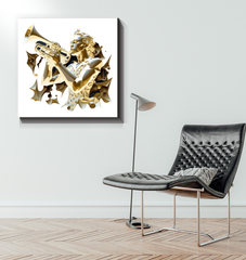 Crescendo Cloud Wrapped Canvas