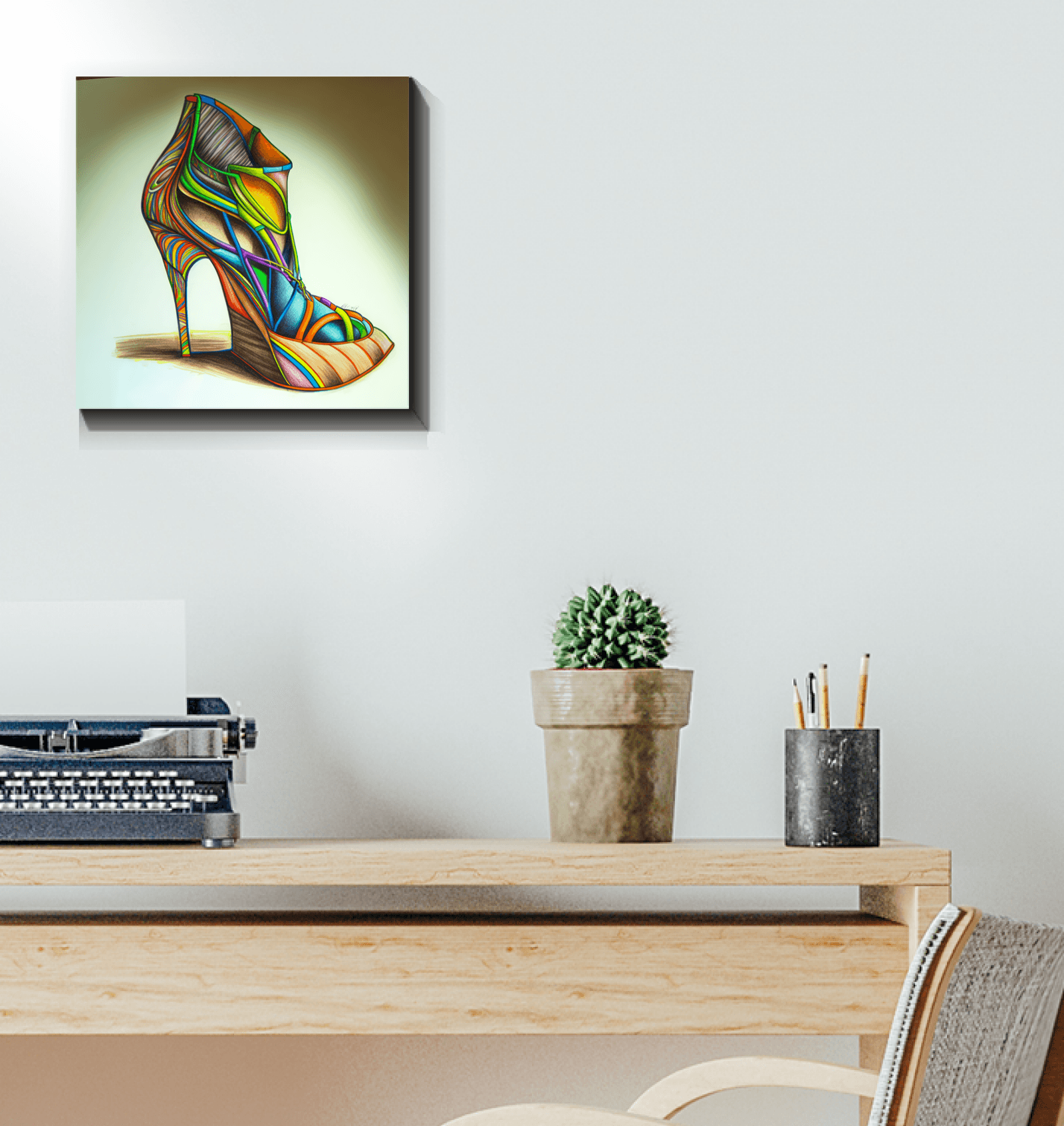 Discovering the Unseen - Futuristic Shoe Art - Beyond T-shirts
