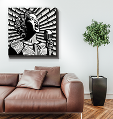 Rock Rhapsody Wrapped Canvas