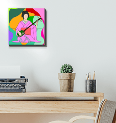 Geisha1 Wrapped Canvas - Beyond T-shirts