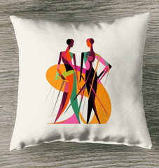 Artistic Vogue Throw Pillow - Beyond T-shirts