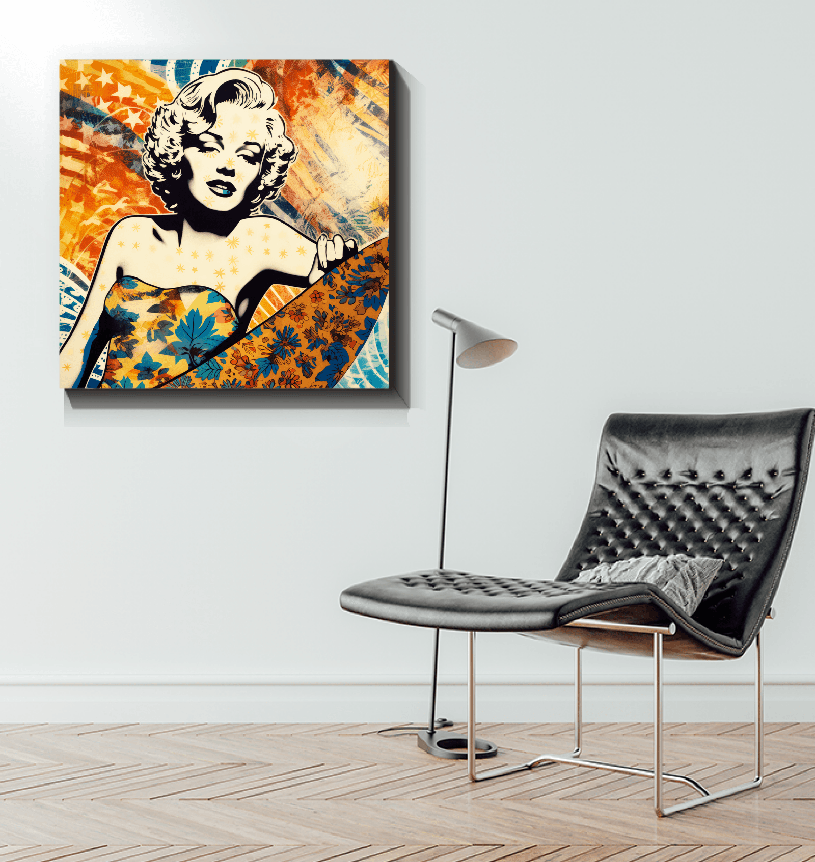 Surfing 5 08 Wrapped Canvas with frame