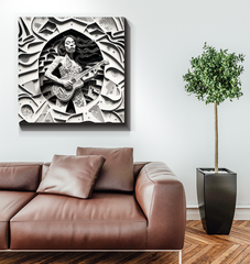 Bluegrass Roots Wrapped Canvas