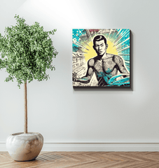 Surfing Harmony Canvas Art - Beyond T-shirts