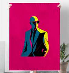 Fashion Fusion Abstract Blanket - Beyond T-shirts