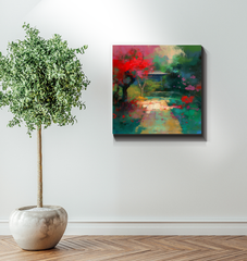 Desert Dunes Landscape Wrapped Canvas