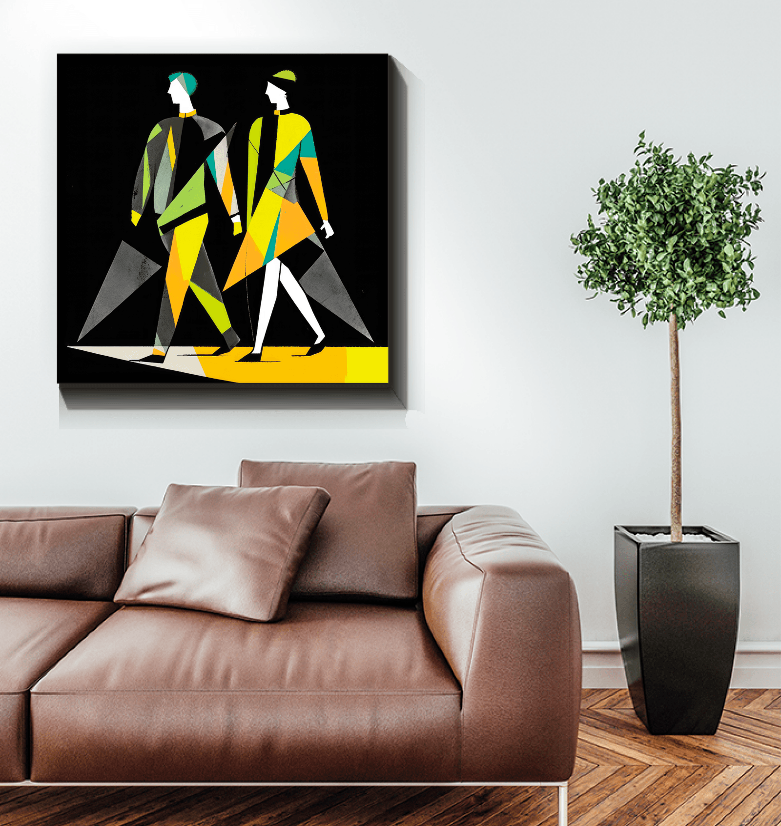 Runway Reverie Abstract Canvas - Beyond T-shirts