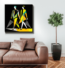 Runway Reverie Abstract Canvas - Beyond T-shirts