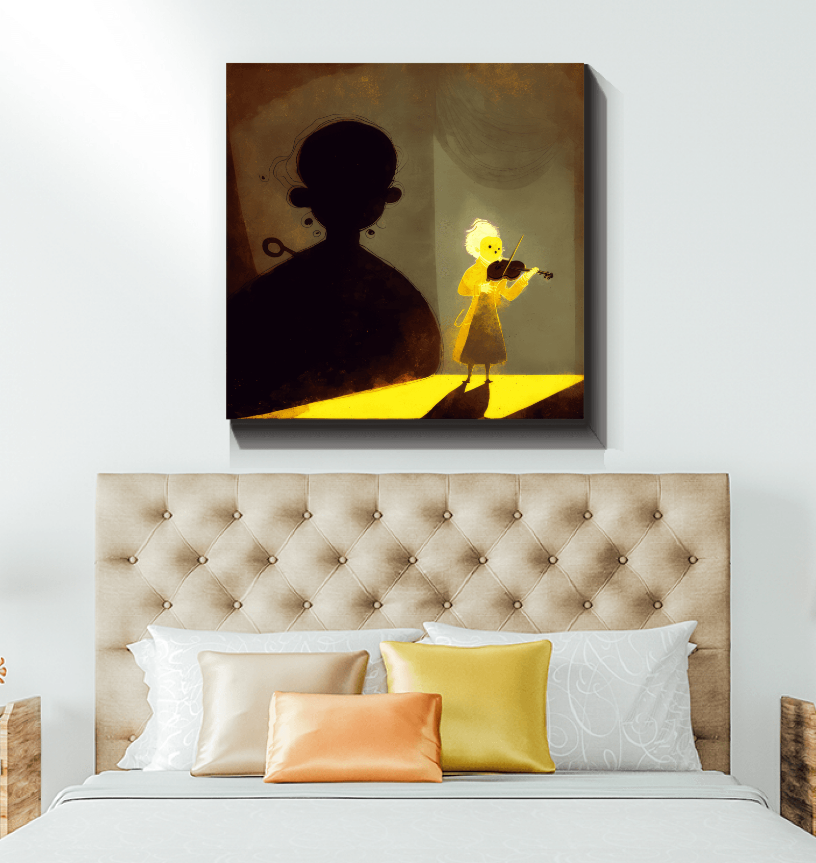 Jazz Club Vibes - Vintage Music Canvas Print - Beyond T-shirts