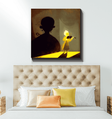 Jazz Club Vibes - Vintage Music Canvas Print - Beyond T-shirts