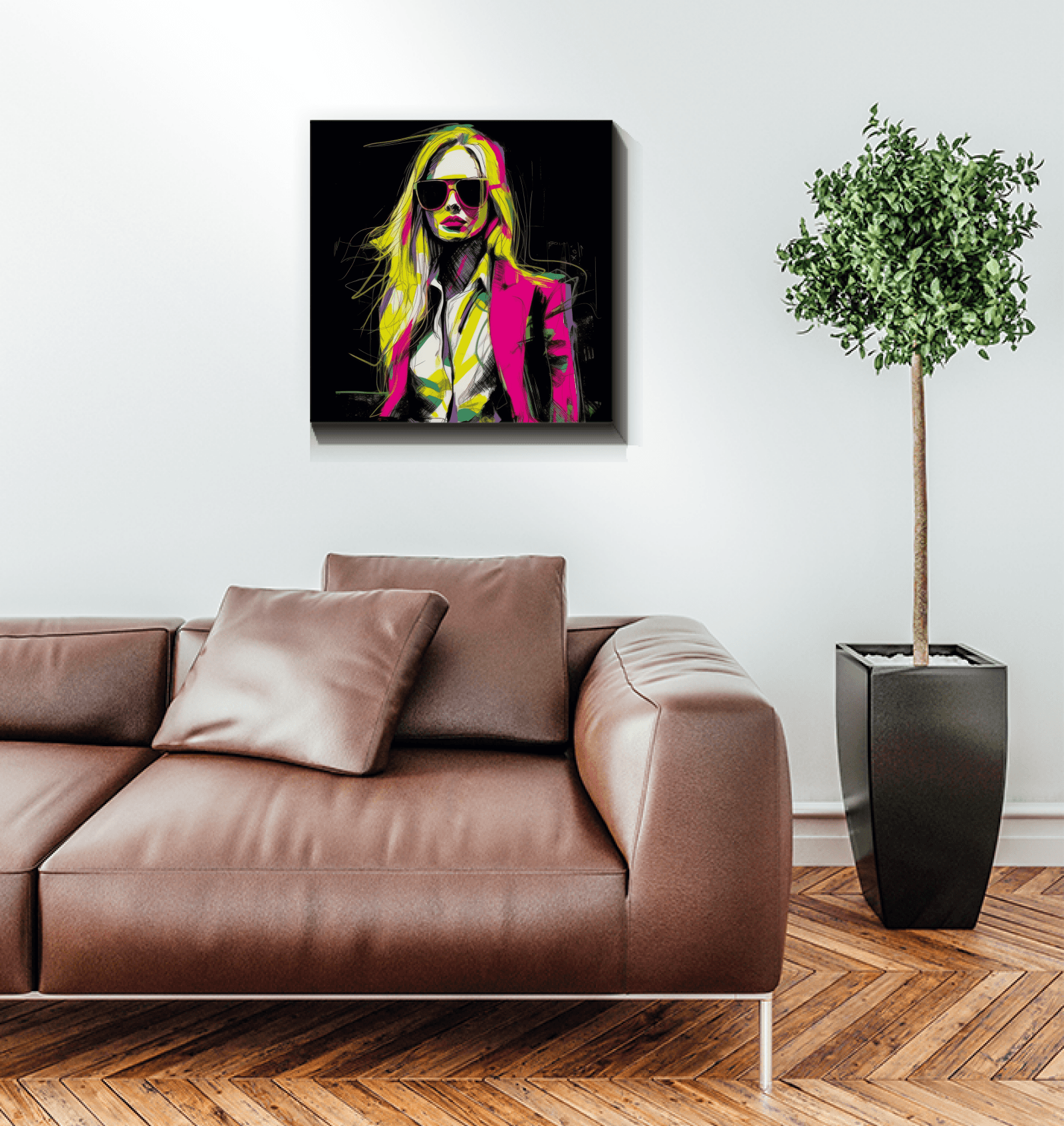 Glamour in Style Canvas Art - Beyond T-shirts