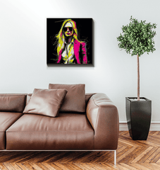 Glamour in Style Canvas Art - Beyond T-shirts