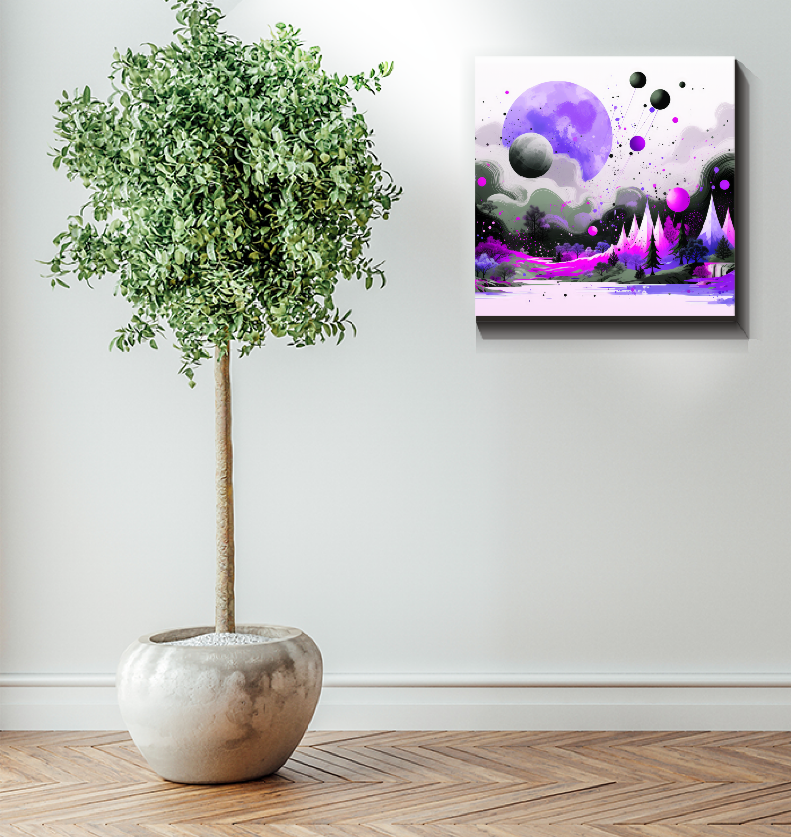 Captivating Caverns Cave Landscape Canvas