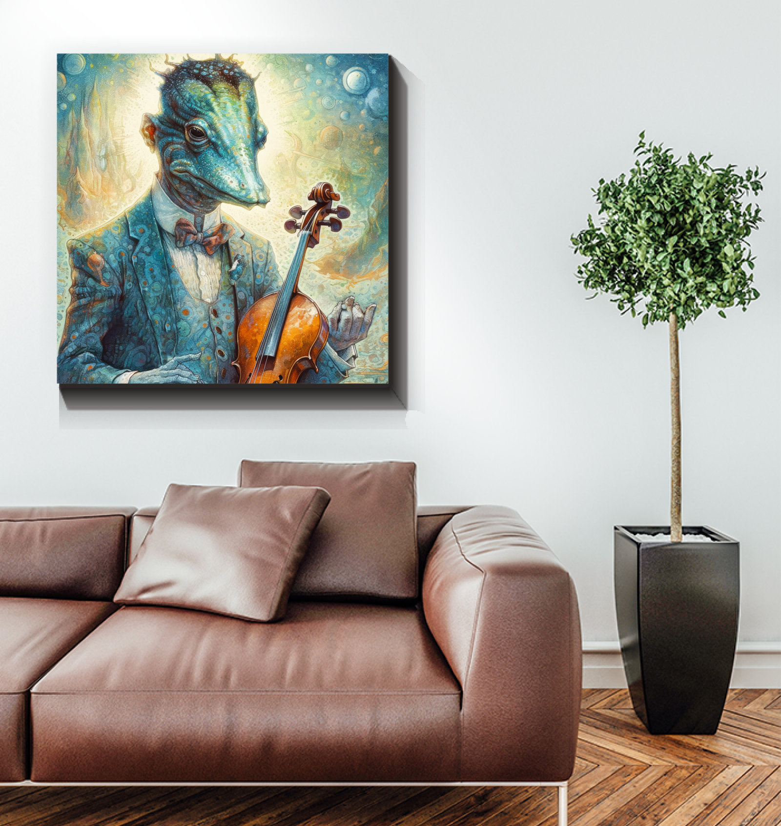 Volleyball Scene Wrapped Canvas.