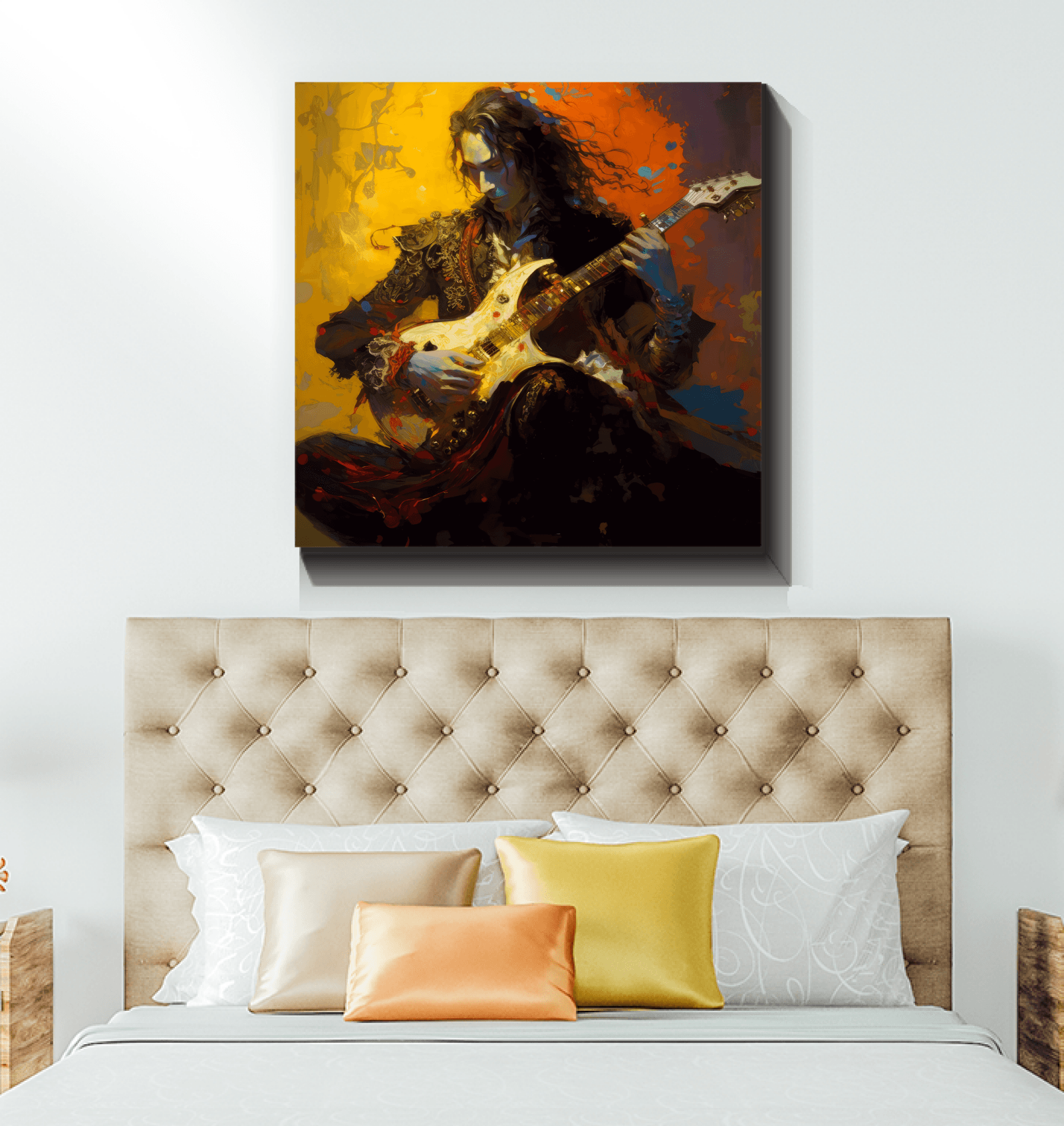 Bass Guitar Groove Wall Art - Beyond T-shirts