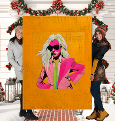 Artistic Expression Couture Sherpa Blanket - Beyond T-shirts