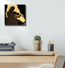 Mozart's Muse - Classical Music Canvas Art - Beyond T-shirts