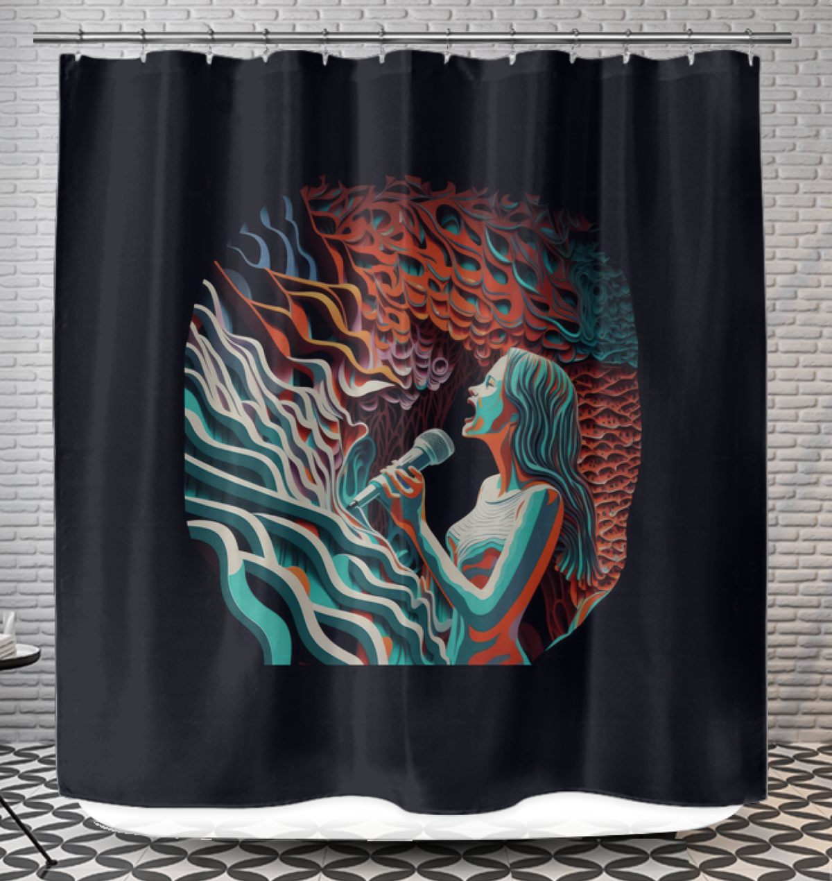 Reggae Relaxation Shower Curtain