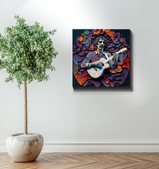 Blues Ballad Wrapped Canvas