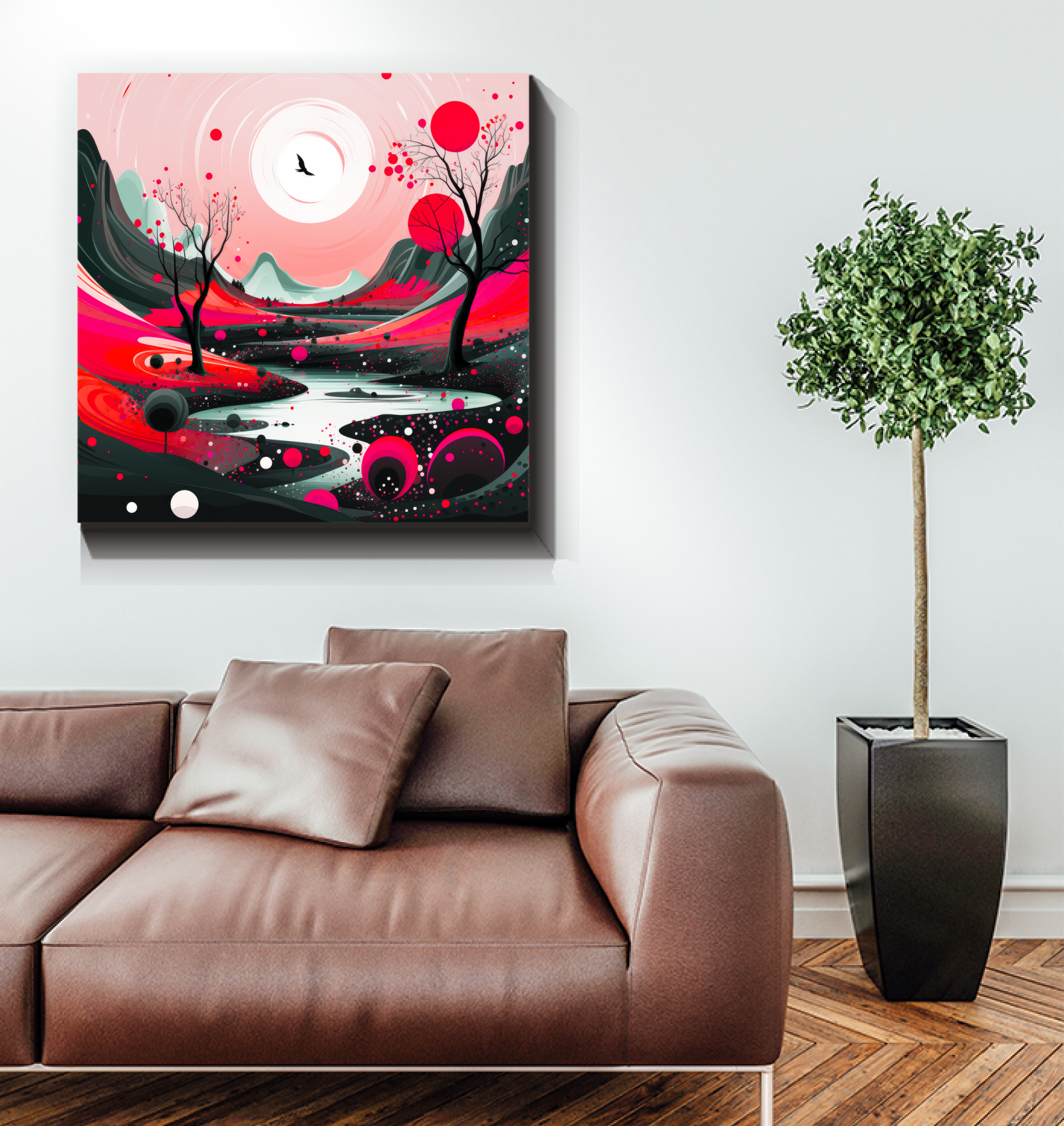 Mystical Meadows: Landscape Canvas Art