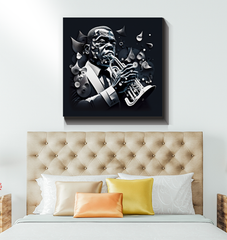Ska Skankin Wrapped Canvas