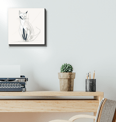 Playful Cat Yarn Tangle Canvas - Beyond T-shirts