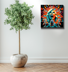 Electro Pop Canvas