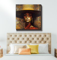 Urban Chic Wrapped Canvas