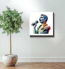 Rhythmic Radiance Wrapped Canvas