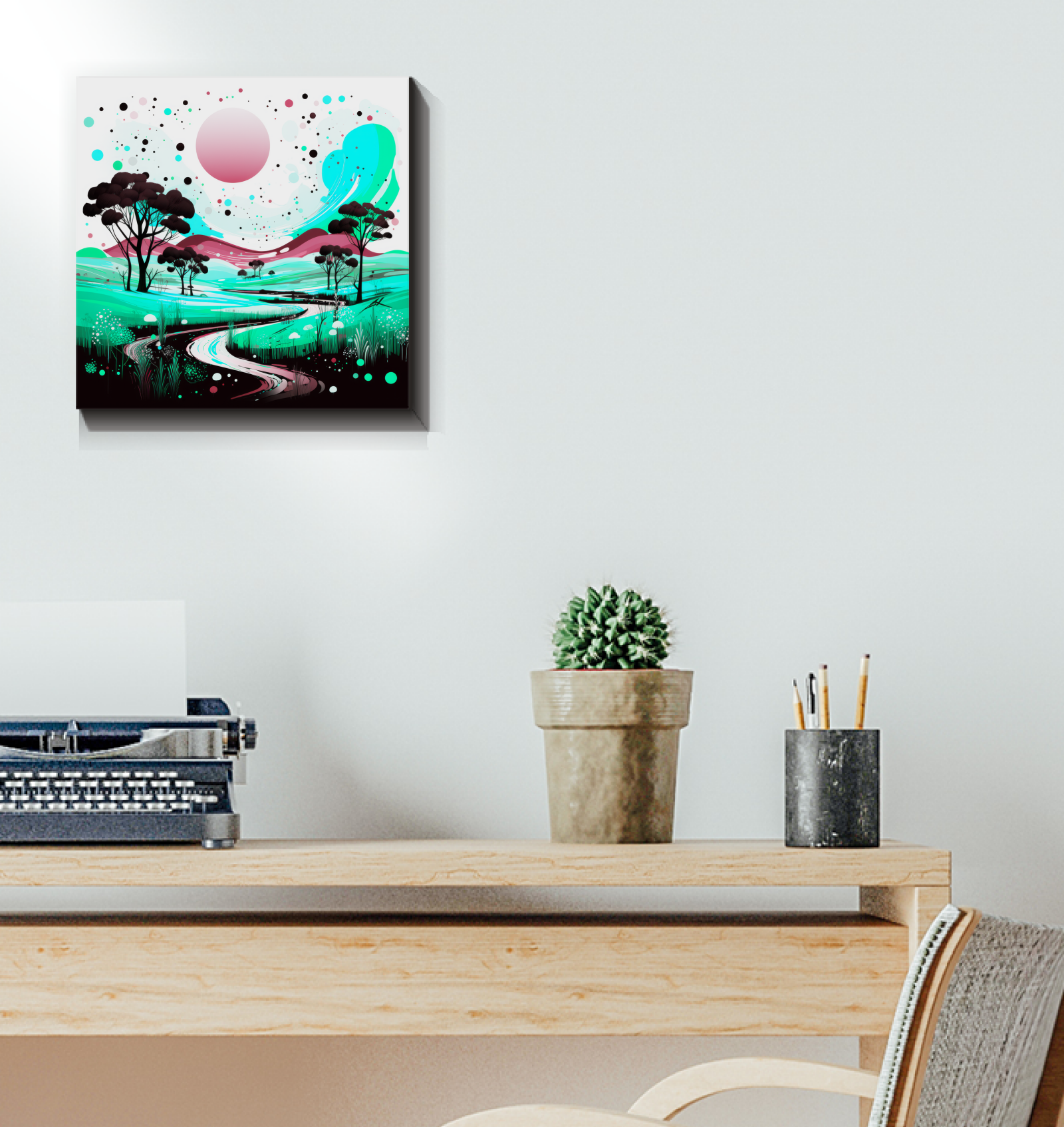 Breathtaking Biome Jungle Landscape Canvas