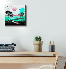 Breathtaking Biome Jungle Landscape Canvas