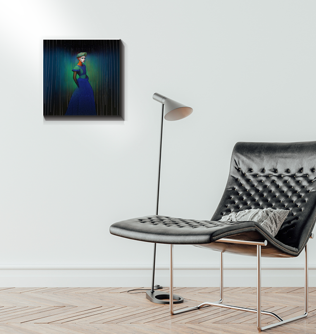 Elegant wall art featuring Celestial Symphony design