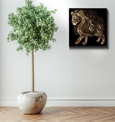 Lion's Roar Moonlit Night