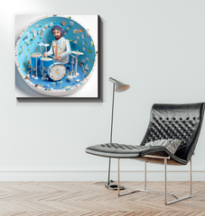 Galactic Scenes Origami Canvas Art for astronomy lovers and art collectors.