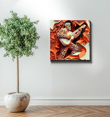 Melodic Muse Wrapped Canvas