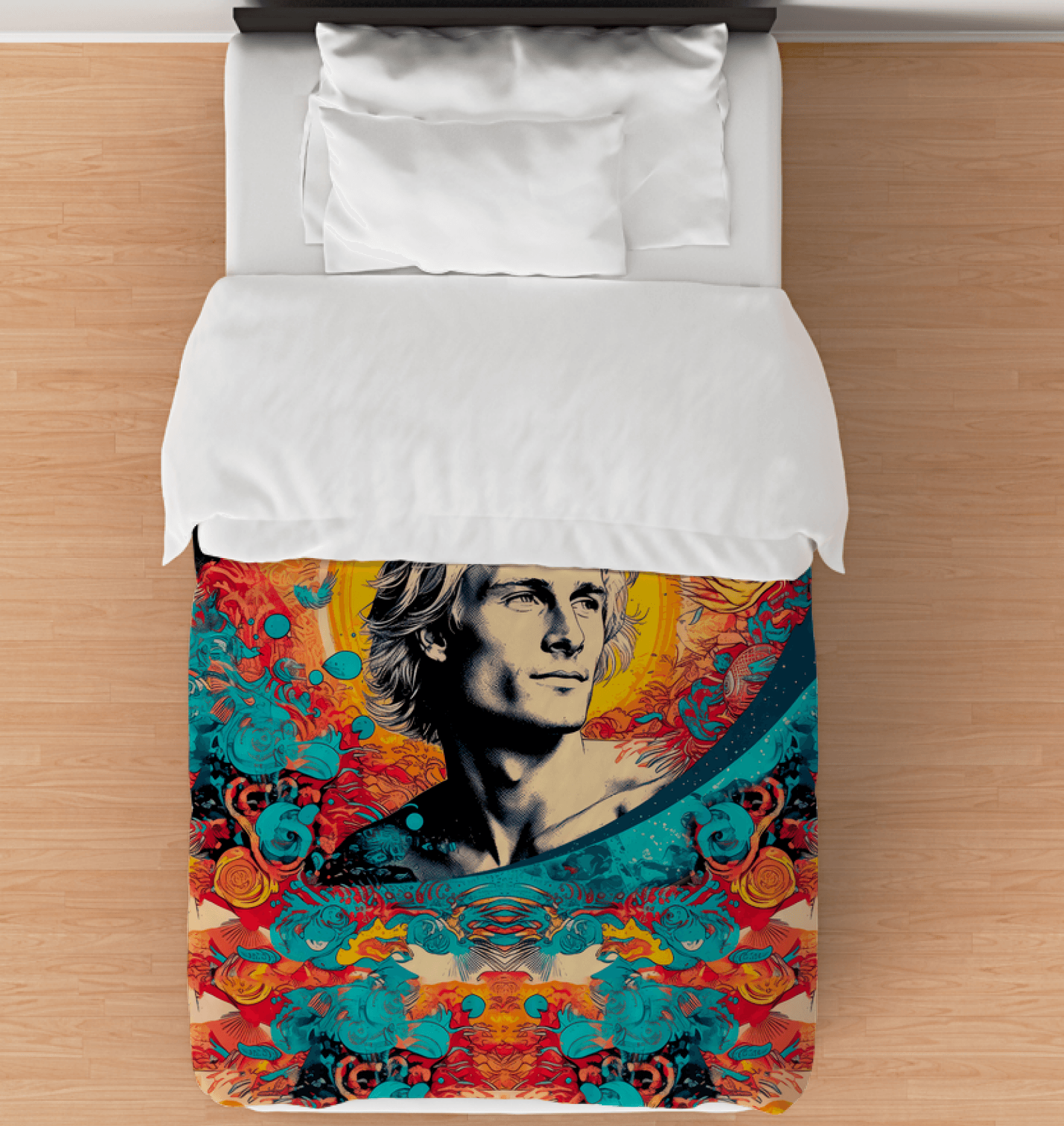 Surfing Adventure Bed Comforter - Beyond T-shirts