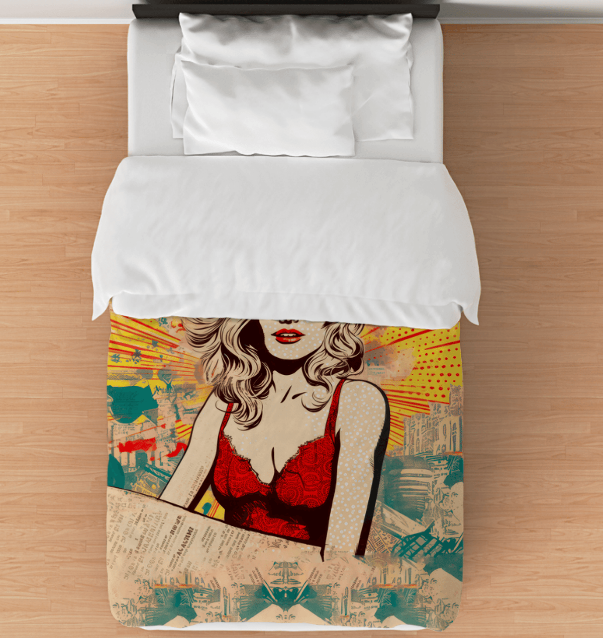 Paradise Surf Bed Comforter - Beyond T-shirts