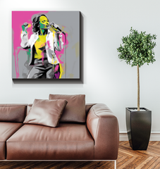 Dreamscape Symphony Minimalist Abstract Wrapped Canvas