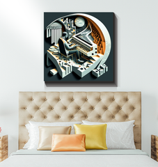 Jazz Journey Wrapped Canvas
