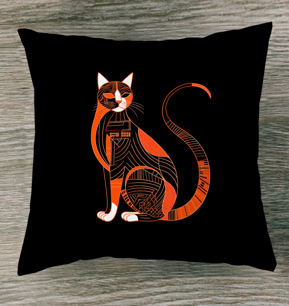Cozy Calico Sunset Nap Cushion