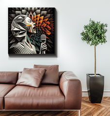 Symphony Silhouette Wrapped Canvas