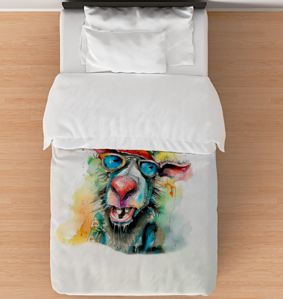 Vocalist’s Velvety Veil Duvet Cover