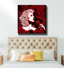 Punk Pulse Wrapped Canvas