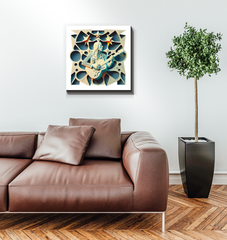 Lyrical Luminescence Wrapped Canvas