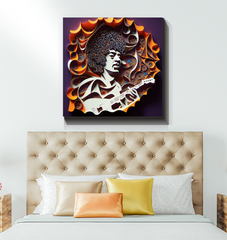 Pop Icon Spotlight Wrapped Canvas