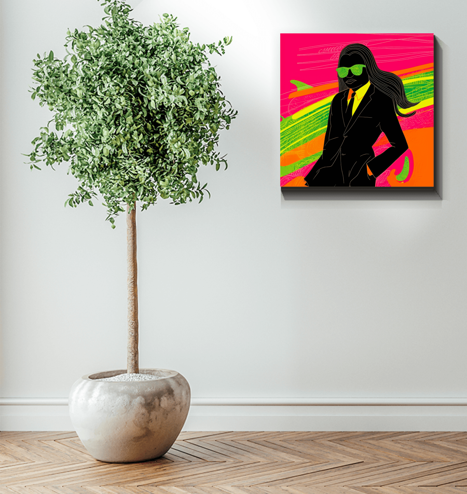 Artistic Elegance Fashion Canvas Print - Beyond T-shirts