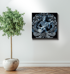 Timeless Treble Clef Wrapped Canvas